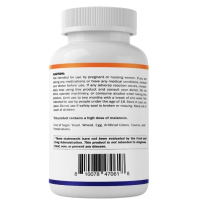 Melatonina 30mg, Com B6 e L-Teanina, 120 Comprimidos Sabor Frutas Vermelhas, Vitamatic 