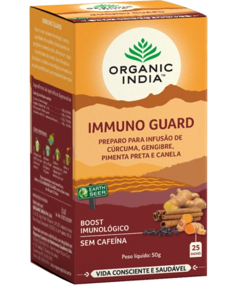 Chá Immuno Guard, 25 Sachês, Organic India