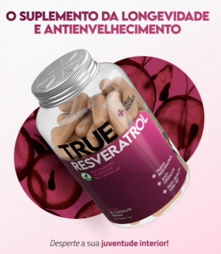 True Resveratrol, 450mg,  30 Cápsulas, True Source