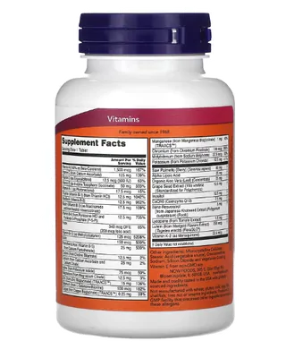 Multivitamínico ADAM, para Homens, 60 Comprimidos, Now