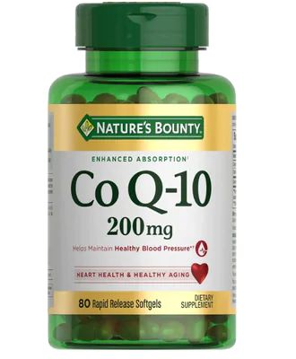 Coenzima CoQ10, 200mg, 80 cápsulas, Nature's Bounty