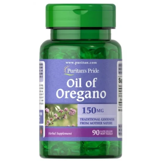 Óleo de Orégano, 150mg, 90 cápsulas, Puritan's Pride