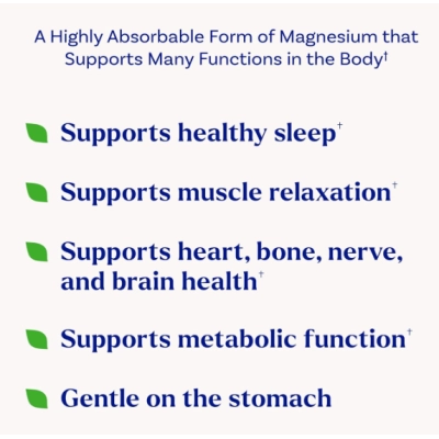 Magnésio Glycinate 240mg, 60 Cápsulas, Natrol