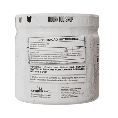 Creatina 100% Pure Borntodisrupt, 300g - Under Labz