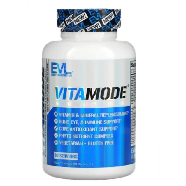 Multivitamínico de Alto Desempenho, VitaMode, 120 Comprimidos, EVLution Nutrition