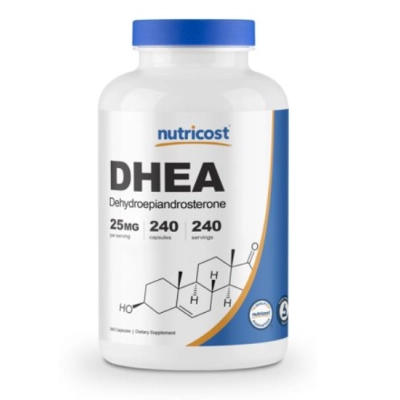 DHEA 25mg, Cápsulas Opções, Nutricost