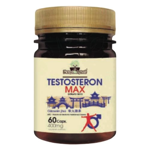 Testosteron Max, Extrato seco, 60 cápsulas, Folhas e Raízes