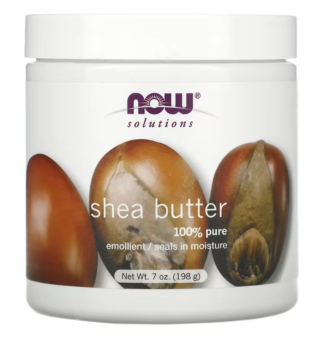 Solutions Shea Butter, Manteiga de Karité, 198g, Now