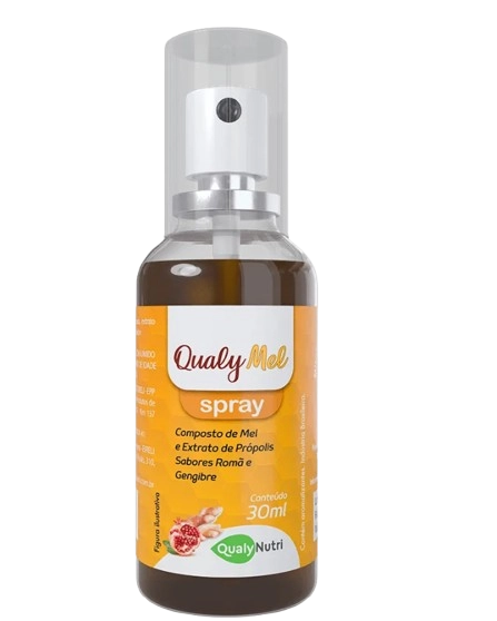QualyMel Spray de Própolis, 30ml, Sabores, QualyNutri