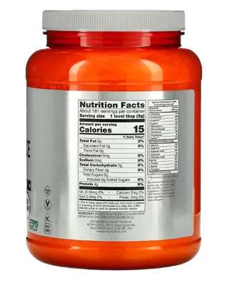 Proteína de Arroz Marrom Germinado,907g, Now