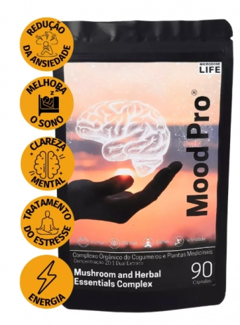 Mood Pro, Alegria Equilíbrio e Energia Para Seu Dia, 90 Cápsulas, Microdose Life