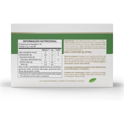 Vita Tea, Chá Misto Solúvel, 30 Sachês (2g cada), Vitafor 