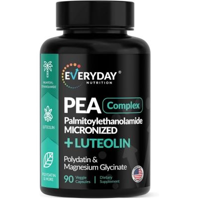 Palmitoylethanolamide (PEA), 400mg, 90 Cápsulas, Everyday Nutrition