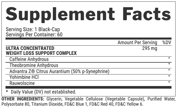 Lipo 6 Black, Emagrecedor Ultra Concentrado, 60 Cápsulas, Nutrex