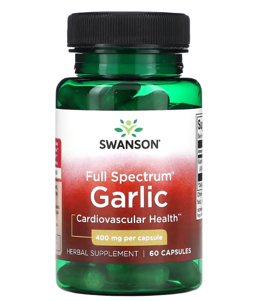 Spectrum Garlic, Espectro Completo de Alho, 400mg, 60 Cápsulas, Swanson