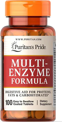 Multi Enzimas, 100 tablets, Puritans Pride