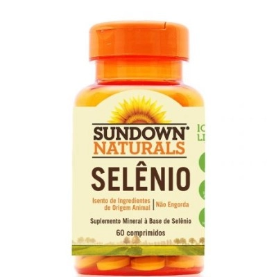 Selênio, 34 mcg, 60 Cápsulas, Sundown