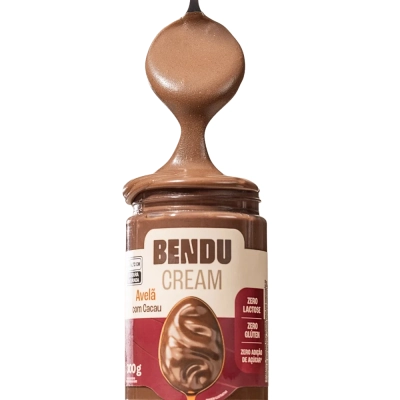 Creme de Avelã da Linha Creams, Sabores, Zero Açúcar, Bendu