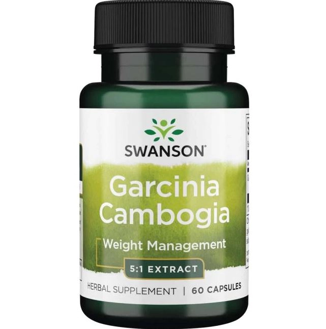 Garcinia Cambogia, 80mg, 60 cápsulas, Swanson
