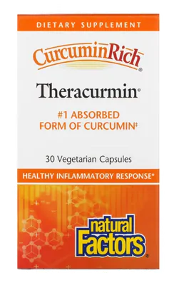 CurcuminRich, Theracurmin, 30 Cápsulas, Natural Factors