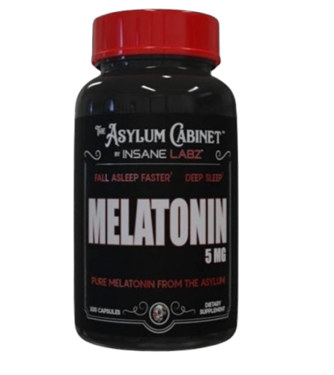 Melatonina 5mg, 100 Cápsulas, Insane Labz