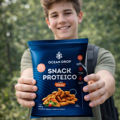 Snack Proteico, 40g, 3 Unidades, Ocean Drop