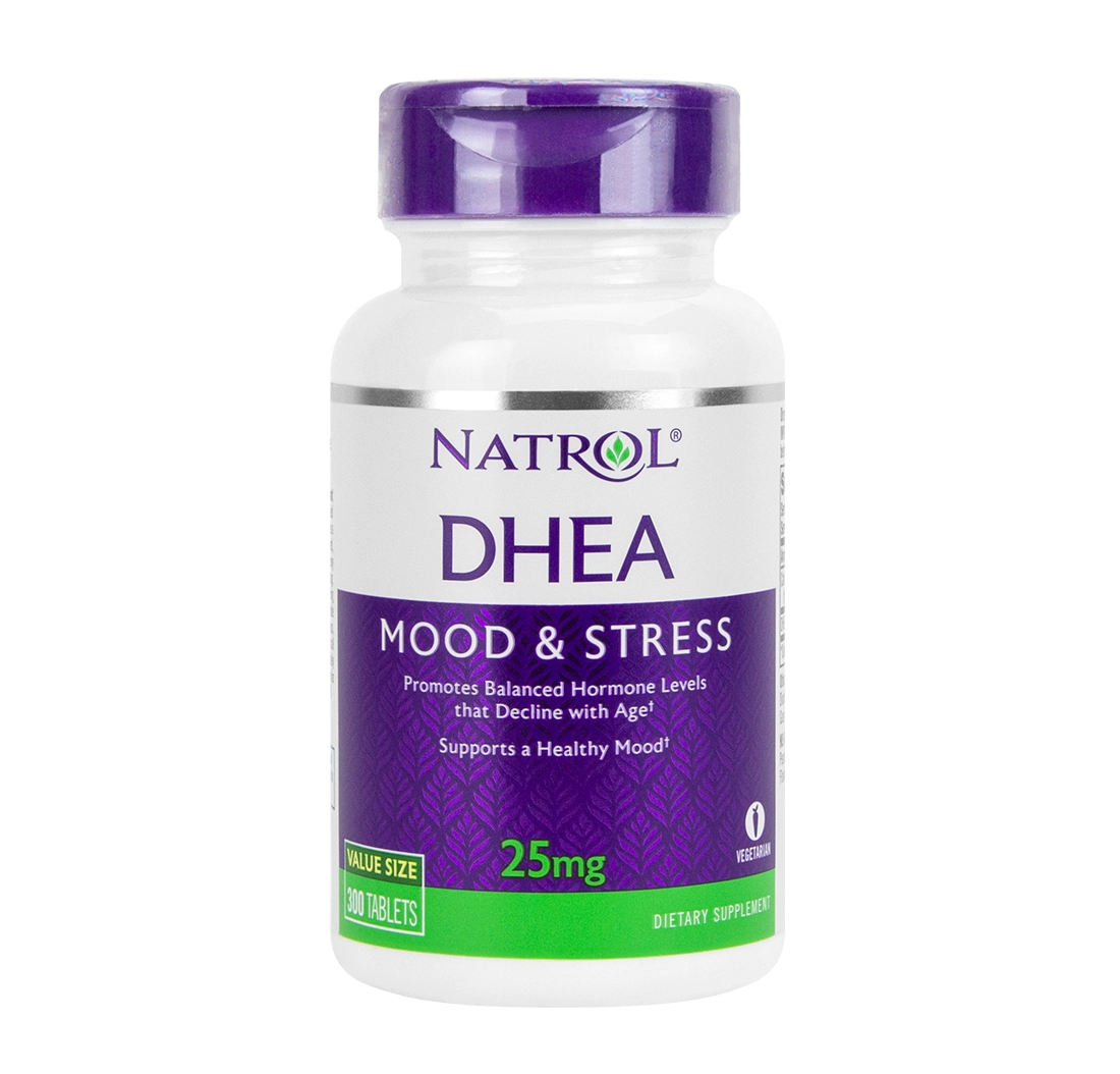 DHEA 25mg, 300 Comprimidos, Natrol