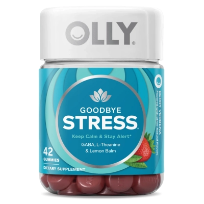 Goodbye Stress, Suplemento para Alívio do Estresse, 42 Gomas, Sabor Frutas Silvestres, OLLY