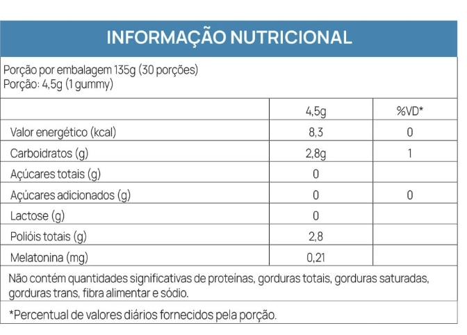 Melatonina 210mcg, 30 Gomas Sabor  Passion Fruit, Trustfuel