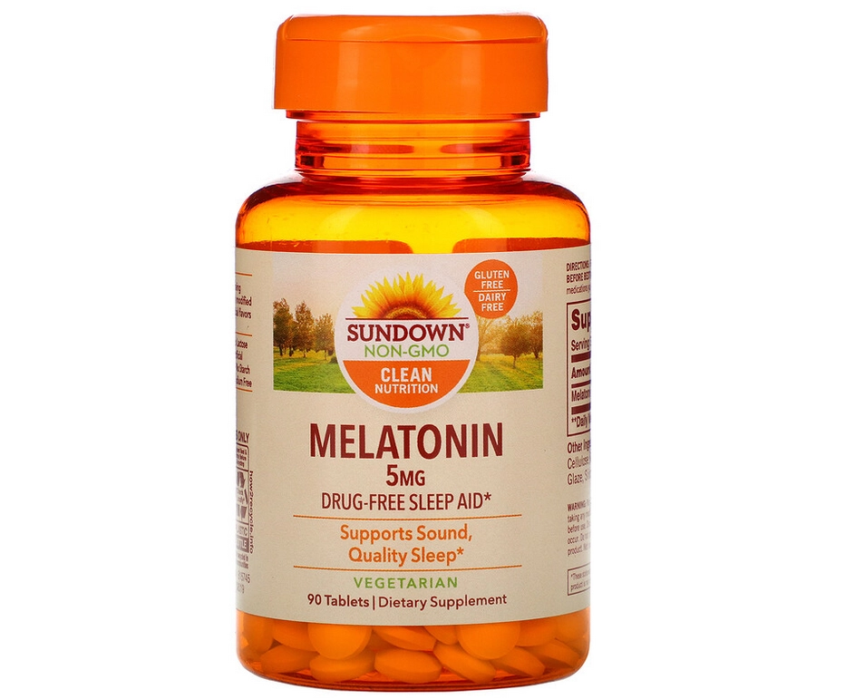 Melatonina 5mg, 90 Comprimidos, Sundown