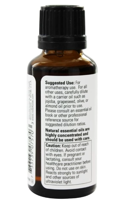 Óleos Essenciais, Aromaterapia com Fragrâncias Variadas. 30ml, Now