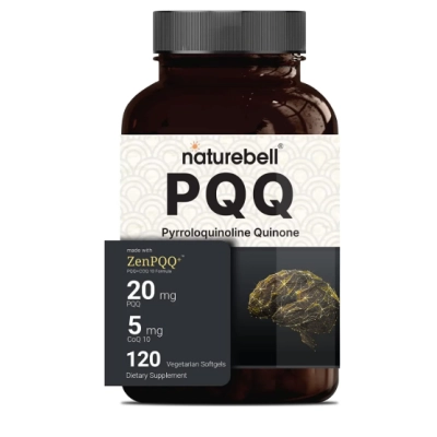 PQQ 20mg com CoQ10 5mg, 120 Cápsulas, Naturebell 