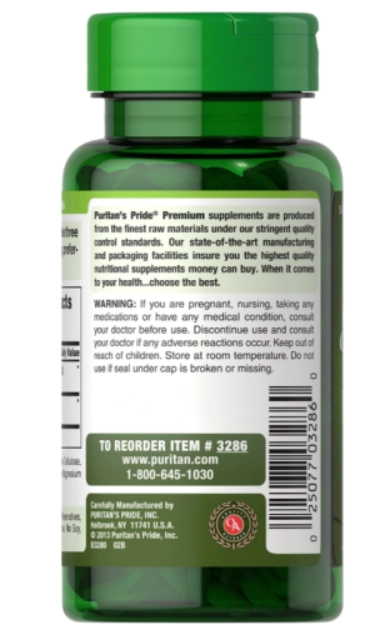 Spirulina 500mg, 100 Comprimidos, Puritan's Pride