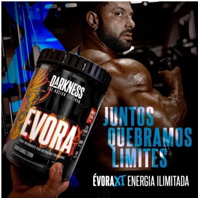 Pré Treino Evora XT, Sabores, 300G, Darkness