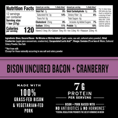 Barra Provisions de Carne, 37g, Sabores, Epic
