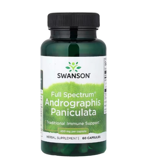 Andrographis Paniculata 400mg, 60 Cápsulas, Swanson