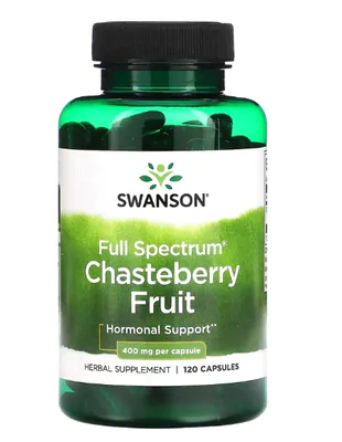 Chasteberry Fruit, Espectro Completo, 400mg, 120 Cápsulas, Swanson