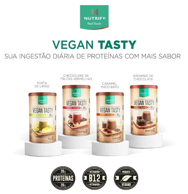 Vegan Tasty, Sabores, 420g, Nutrify