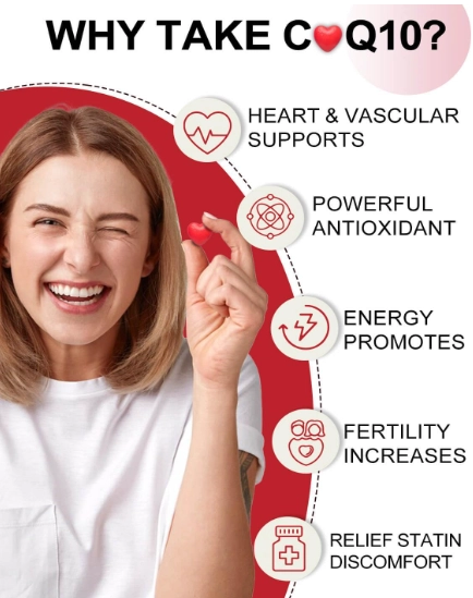 Ubiquinol, Coenzima CoQ10 400mg, Com Vitamina E, PQQ e Pimenta Preta,  120 Softgels, Dr Foster