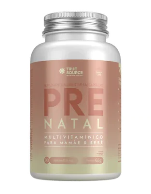 Multivitamínico Pré Natal, 90 Cápsulas, True Source