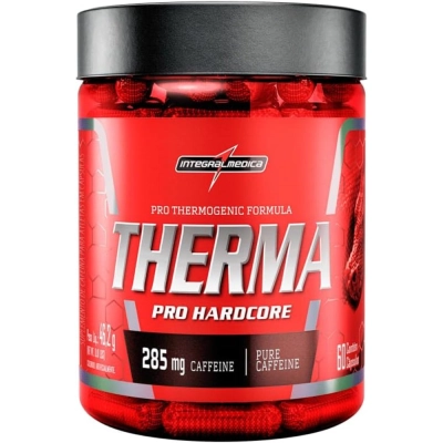 Termogênico Therma Pro Hardcore com 285mg de cafeína pura, 60 Cápsulas, Integralmedica
