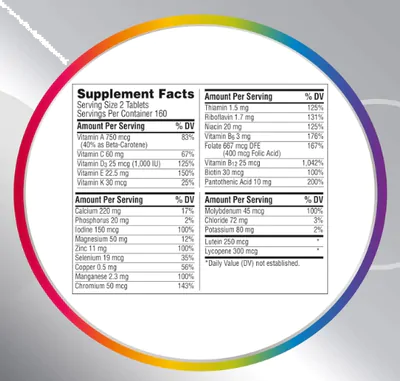 Centrum Minis, Silver Adulto 50+, 320 Comprimidos
