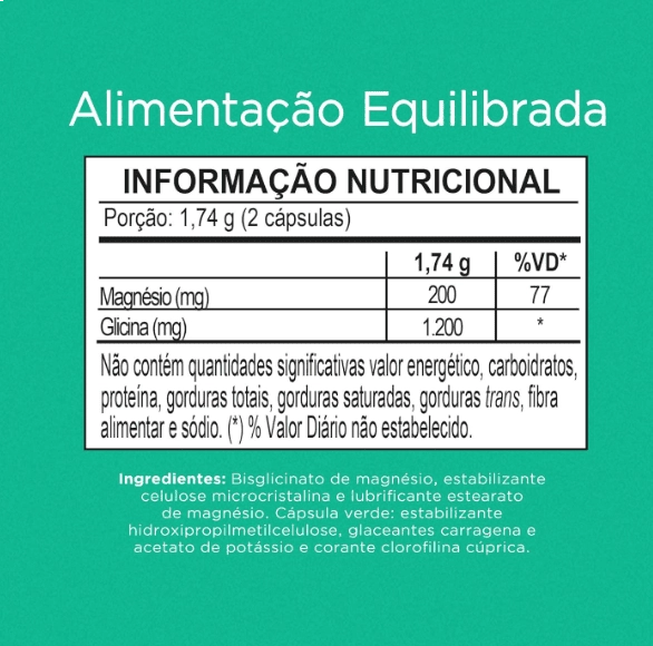 Magnésio Bisglicinato, 60 Cápsulas, Nutrify