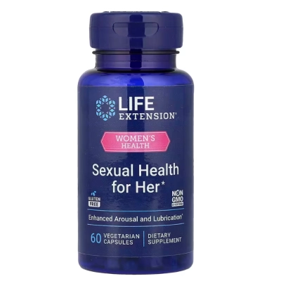 Womens Health,  Saúde da Mulher, Saúde Sexual Feminina, 60 Cápsulas, Life Extension