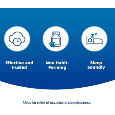 SleepAid 50mg, Para um sono mais profundo e reparador, 220 Cápsulas, RXZELL