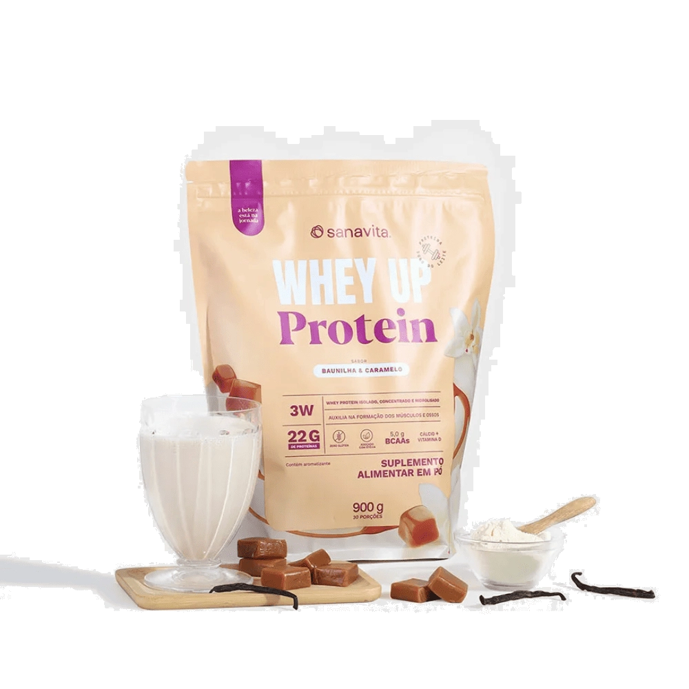 Whey Up Protein 3W, Sabores, 900g – Sanavita