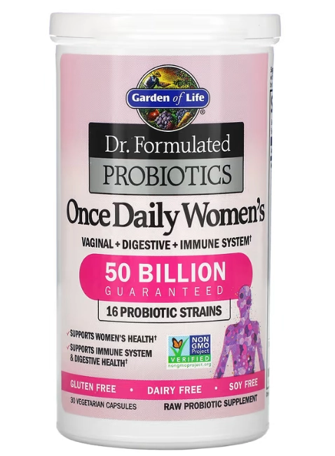 Probióticos Formulados para Mulheres, 50 Bilhões CFU, 30 Cápsulas, Garden of Life