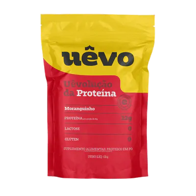 Suplemento Proteico Albumina 1kg, Sem Glúten, Com Sabores - Uêvo