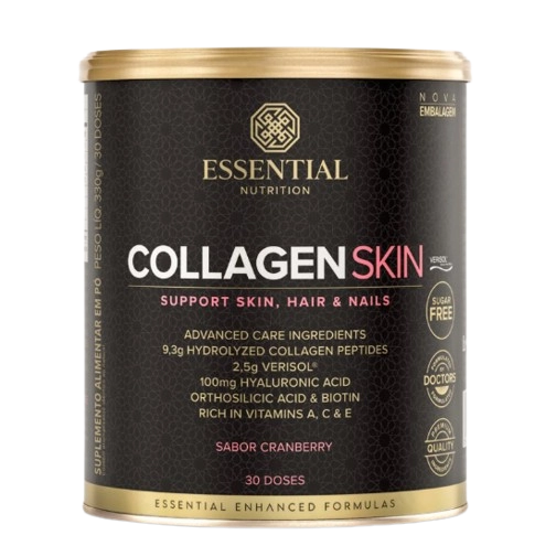 Colágeno, Collagen Skin, 330g Sabores, Essential Nutrition