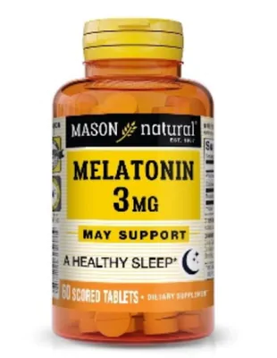 Melatonina 3mg, 60 Comprimidos, Mason Natural